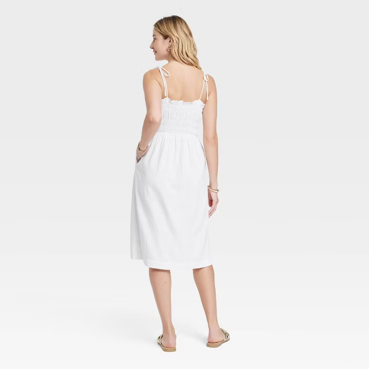 Women's Sleeveless Linen Dress - Universal Thread™ | Target