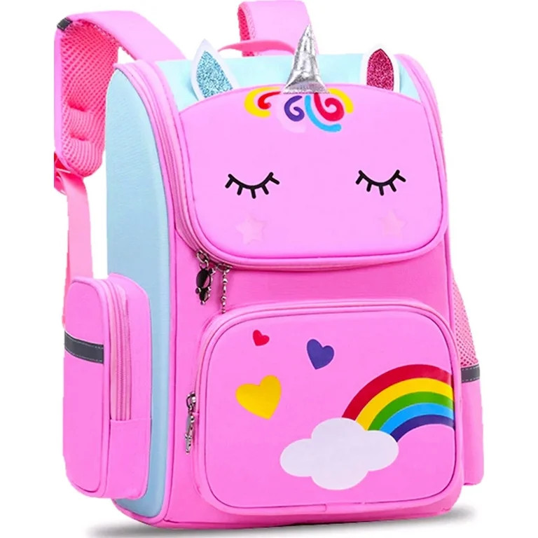 Aursear Backpack for Girls, Pink School Bag Large Bookbags for Teen Girls Students Casual Travel ... | Walmart (US)