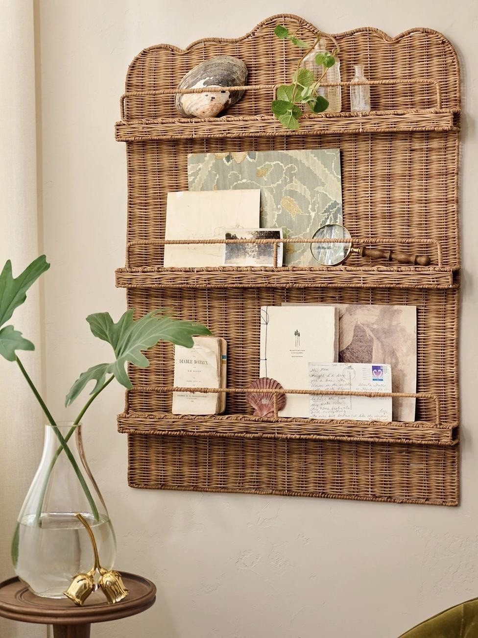 Pretty new woven shelf 😍 Linked a few more new finds I’m loving here!

#LTKHome