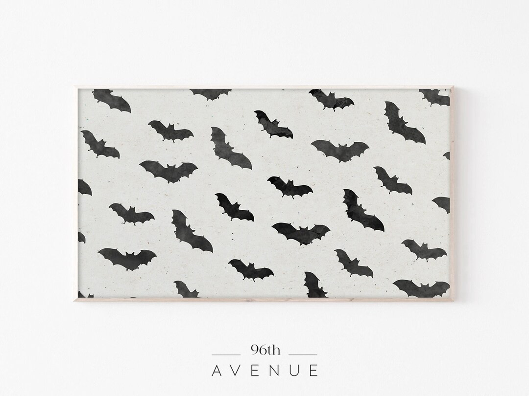 Frame Tv Bats Samsung Frame TV Art Halloween Digital Art - Etsy | Etsy (US)