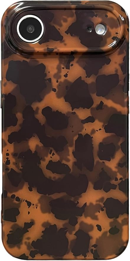 Abbery for iPhone Air Case Tortoise Shell Cheetah Leopard Print Animal Brown Pattern Design Cute ... | Amazon (US)