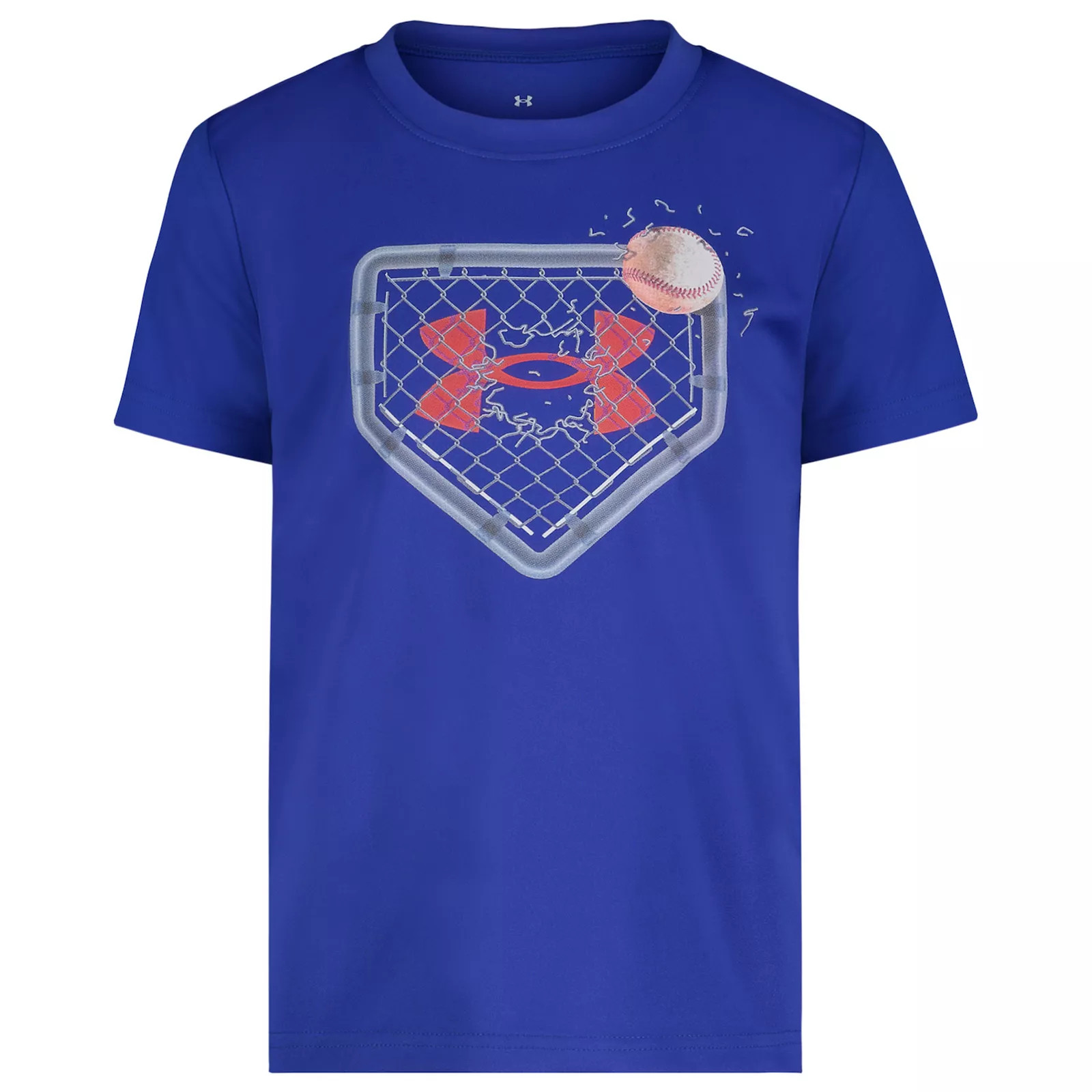 Boys 4-7 Under Armour UA Tech Baseball Fence Short Sleeve Graphic Tee, Boy's, Royal | Kohl's