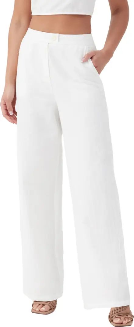 Suzanne High Waist Wide Leg Trousers | Nordstrom