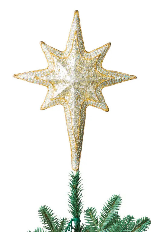 Balsam Hill Gold Bethlehem Star Beaded Tree Topper at Nordstrom | Nordstrom