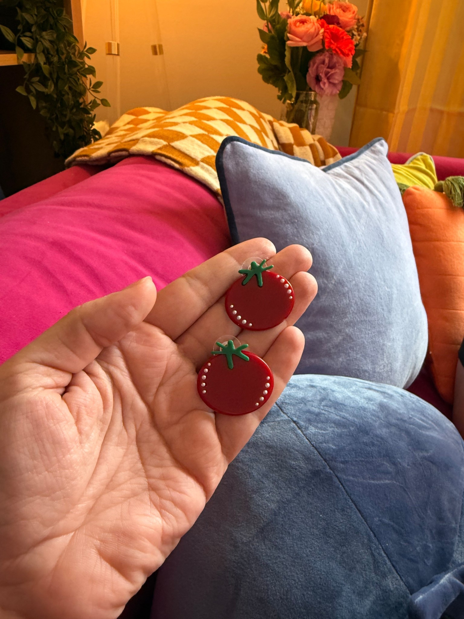 Tomato earrings!! 

Cute summer and spring earrings for whimsical style  

#LTKOver40 #LTKFindsUnder50 #LTKSeasonal