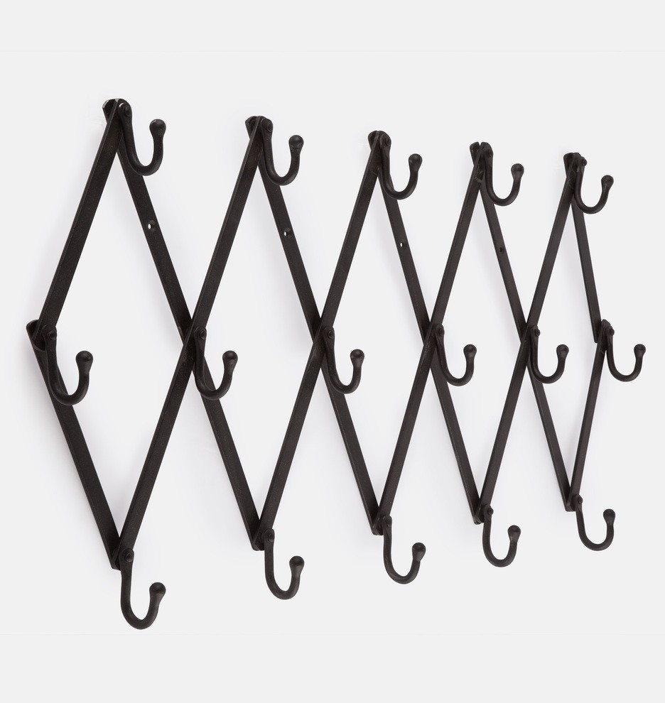 Iron Accordion Hook Rack
 | Rejuvenation | Rejuvenation