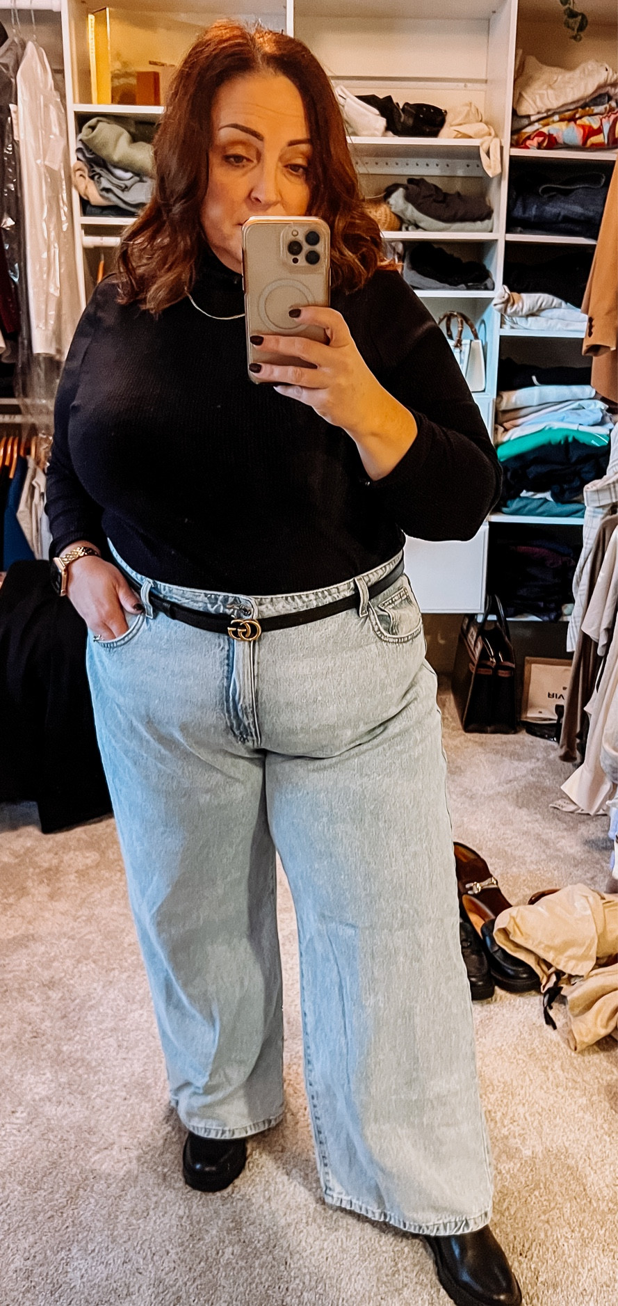 Found these perfect pair of #plussize wide-leg jeans!

#LTKplussize #LTKover40 #LTKSeasonal