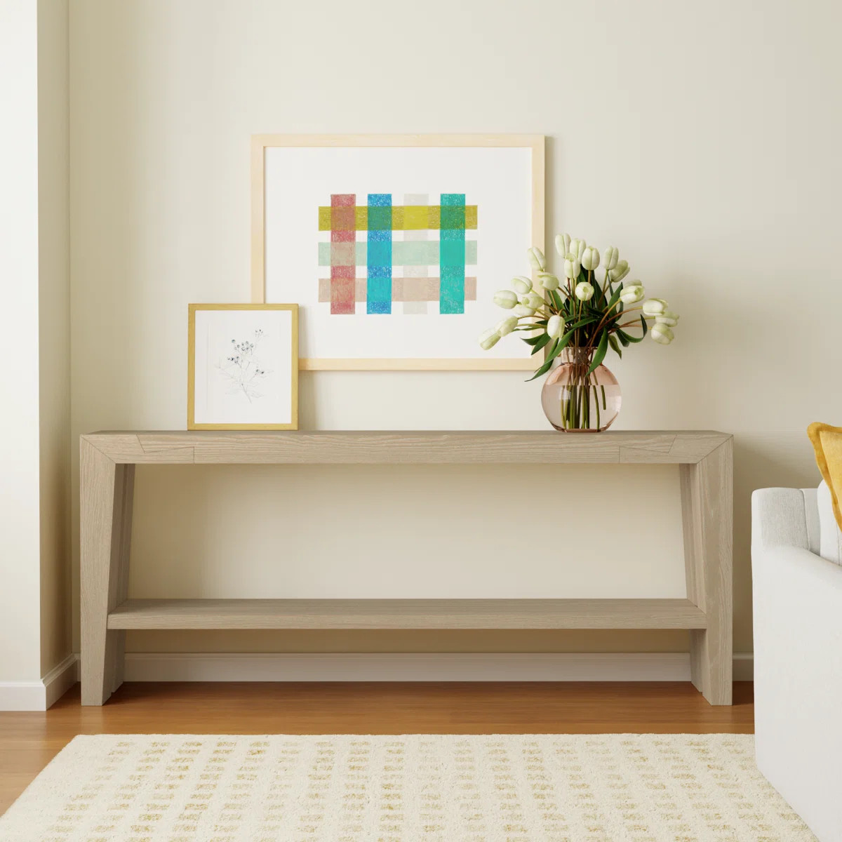 Alena 72" Solid Wood Console Table | Wayfair North America