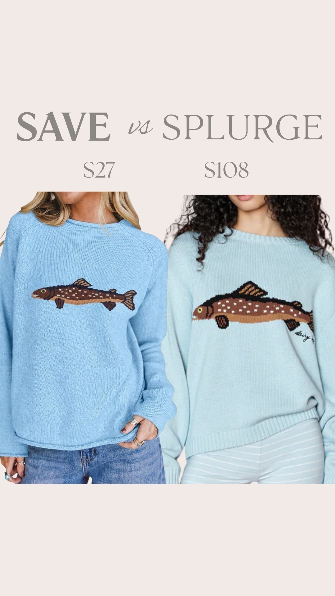 Save vs splurge

#LTKdayinmylife #LTKgrwm #LTKootd