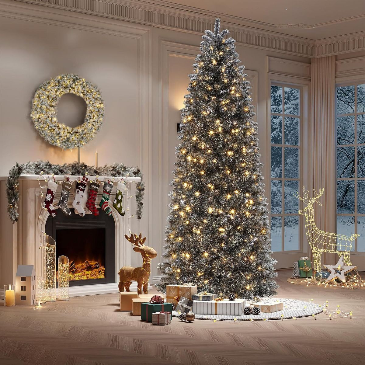 Clearance! Artificial Christmas Tree, Pre-lit, Halloween/Christmas Tree, Home & Office, Easy Asse... | Target