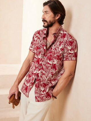 Slim Organic Cotton Shirt | Banana Republic Factory