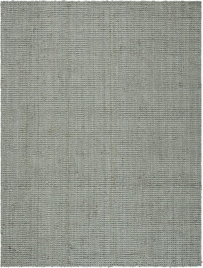SAFAVIEH Natural Fiber Collection Area Rug - 8' x 10', Green & Grey, Handmade Farmhouse Jute, Ide... | Amazon (US)