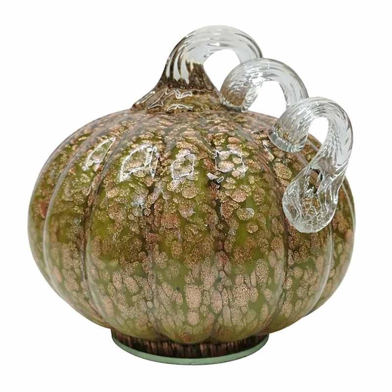 Glass Pumpkin, 5" | At Home