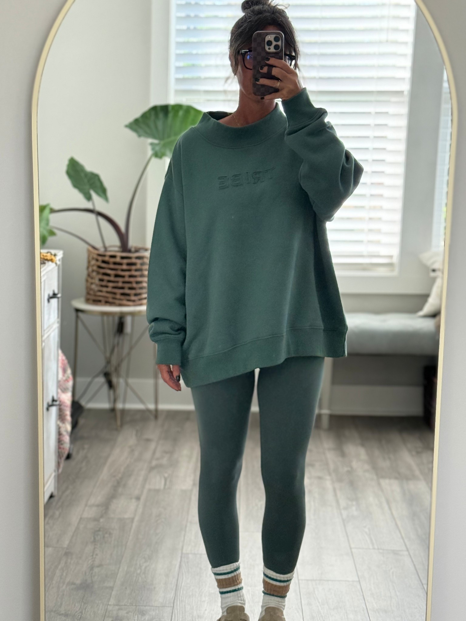 tribe top = splurge 
amazon leggings = save (dark forest) 

large top and medium leggings 


#LTKFindsUnder100 #LTKStyleTip #LTKActive