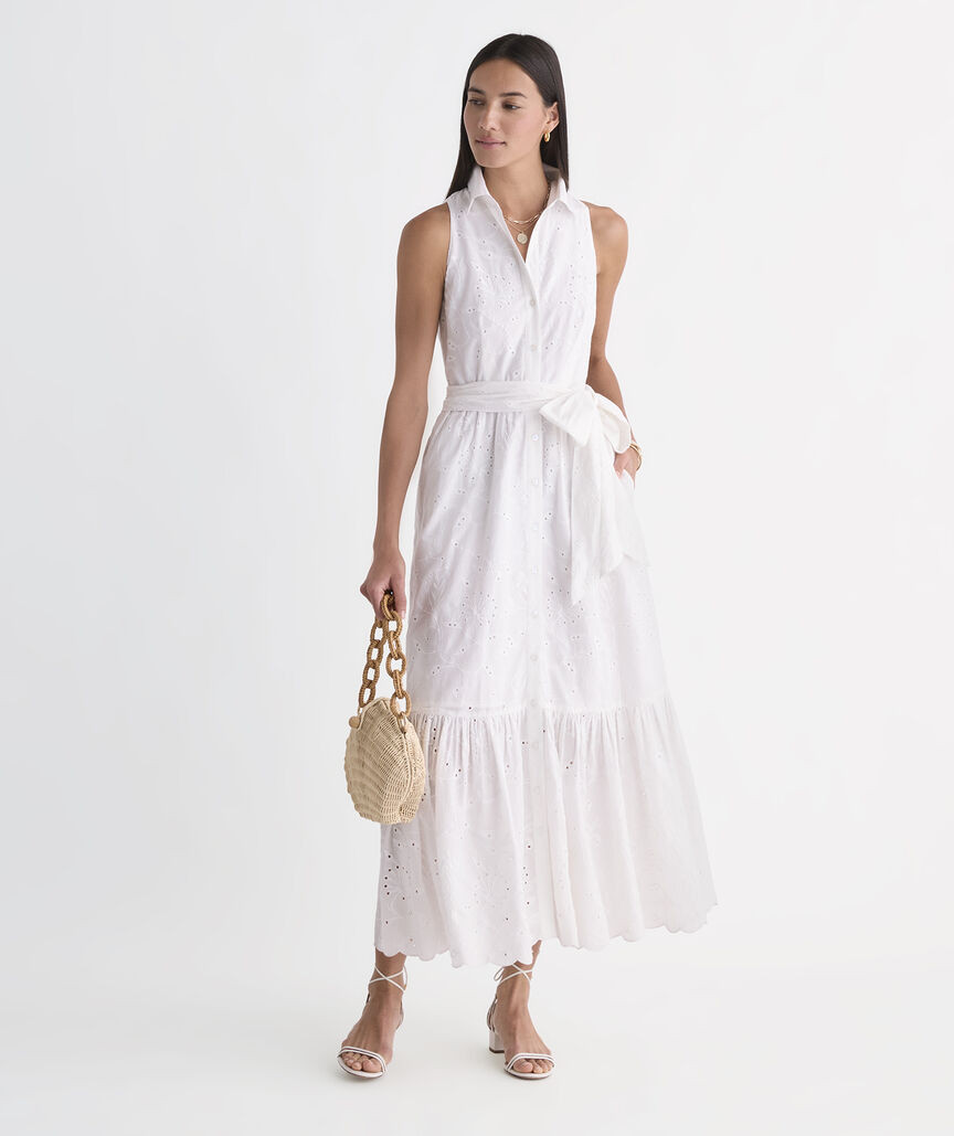 Vanessa Eyelet Shirtdress | vineyard vines