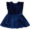 Camille Jumper, Navy Velour - Pink Chicken Dresses | Maisonette | Maisonette