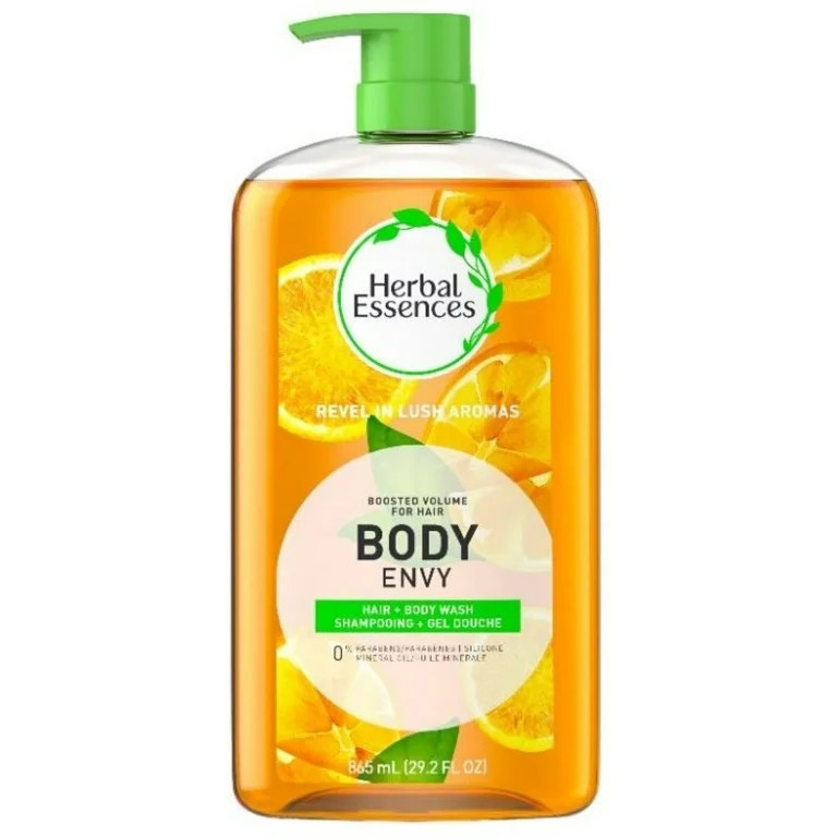 Herbal Essences Body Envy Shampoo & Body Wash, Volumizing Shampoo, 29.2 oz (Pack of 2) | Walmart (US)