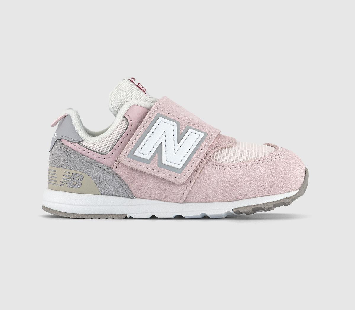 New Balance Kids 574 Infant Trainers Shall Pink, 7infant | Office Shoes (UK)