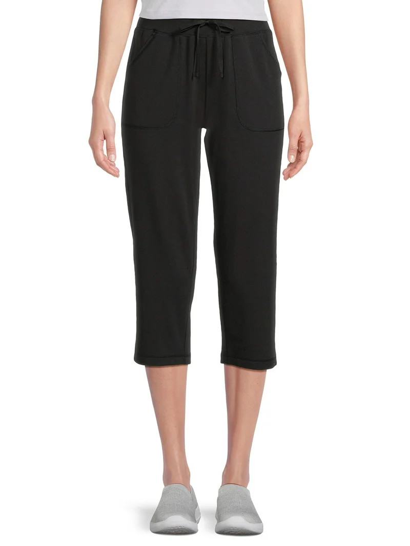 Athletic Works Women's and Women's Plus Knit Capri Pants, 22" Inseam, Sizes XS-4X | Walmart (US)