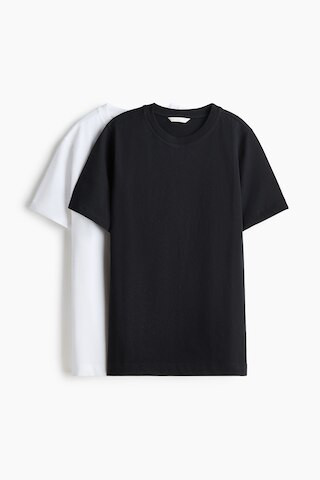 H & M - MAMA 2-Pack Before & After Nursing Tops - Black/White | H&M (US + CA)