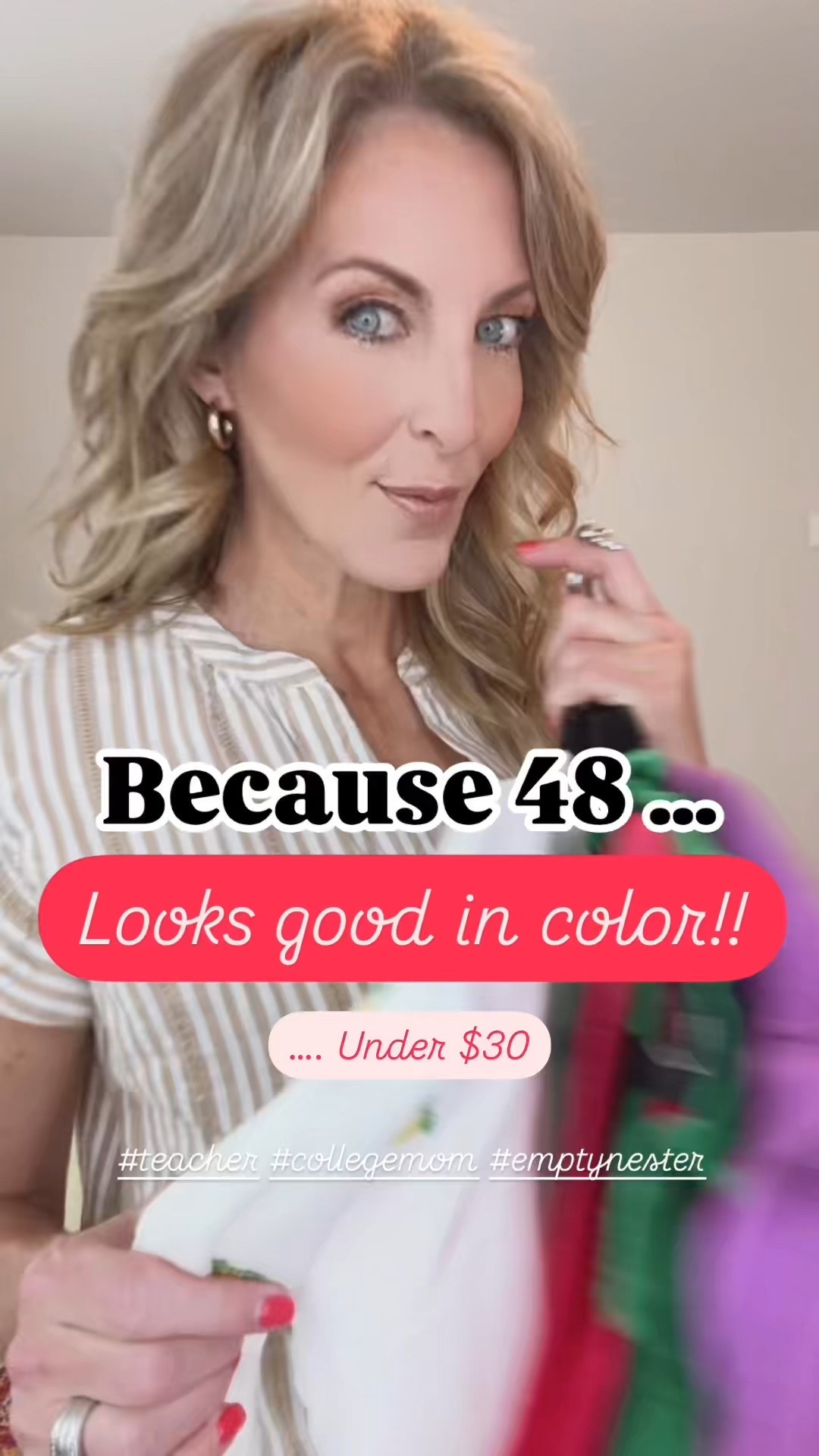 Just a 48-year-old college mama and teacher adding a little pop of color to her casual jeans—and loving every second of it.

These 4 colorful Walmart tops are all under $30, come in multiple shades, and pair perfectly with your favorite denim (like these jeans… also Walmart, also under $30!). Affordable, cheerful, and easy to style—that’s my kind of summer refresh.

Summer, summer outfits, summer style, vacation, outfits, workwear, bright colored tops, Walmart tops, Walmart fashion, over 40 fashion, jeans, affordable 

#LTKStyleTip #LTKWorkwear #LTKFindsUnder50