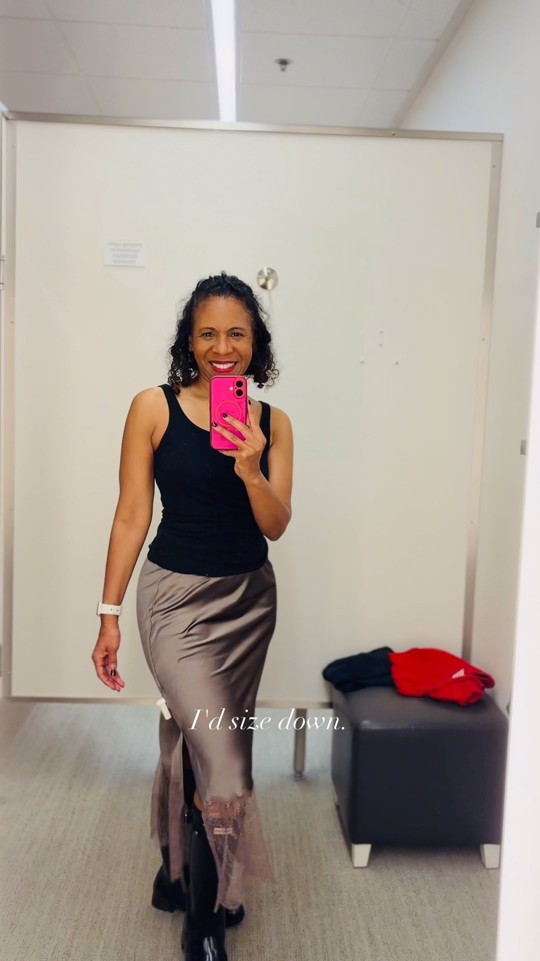 Open Edit Lace Trim Satin Midi Skirt in Tan Dusk ✨ (Size Small)

This skirt feels so soft and feminine, and the lace trim adds such a pretty touch. It did run big in the waist on me, so I recommend sizing down if you’re between sizes.
A gorgeous option for holiday outfits, date nights, or dressed-up winter looks!

✨ Shop the look here

#LTKSeasonal #LTKGiftGuide #LTKHoliday