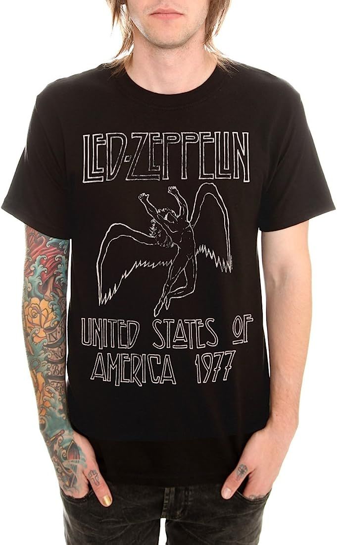 Hot Topic Led Zeppelin 1977 T-Shirt | Amazon (US)