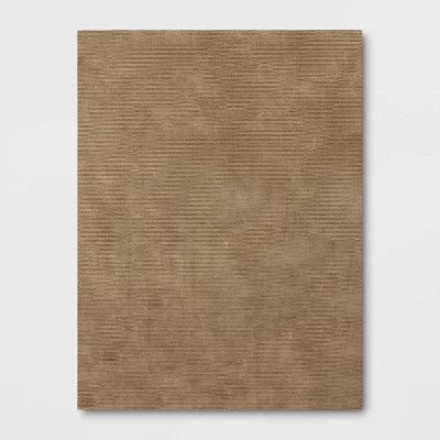 Solid Knitted Striped Area Rug - Threshold™ | Target