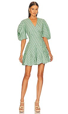 Rhode Claudine Dress in Jawahar Garden Mint Mini from Revolve.com | Revolve Clothing (Global)