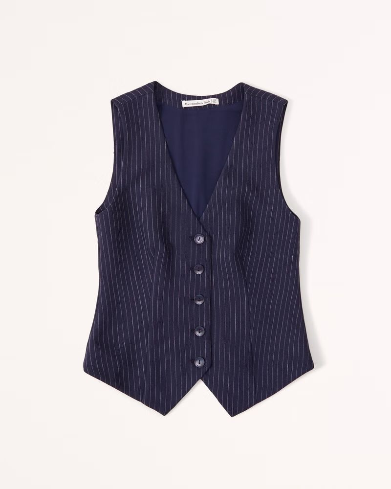 Tailored Vest Set Top | Abercrombie & Fitch (US)