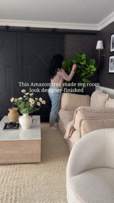 This Amazon fiddle leaf tree instantly made the space feel taller, softer, and more designer-finished without overwhelming the room. It’s one of my favorite tricks for filling an empty corner and making a home feel more inviting.

If you’ve been looking for a faux tree- this one is so good 🤍

Claim Code: XXAWRVSU
Start Date: 05/15/2026 12:01 AM PDT
End Date: 05/31/2026 11:59 PM PDT

#LTKHome