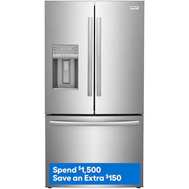 Frigidaire Gallery 27.8-cu ft French Door Refrigerator with Dual Ice Maker, Water and Ice Dispens... | Lowe's