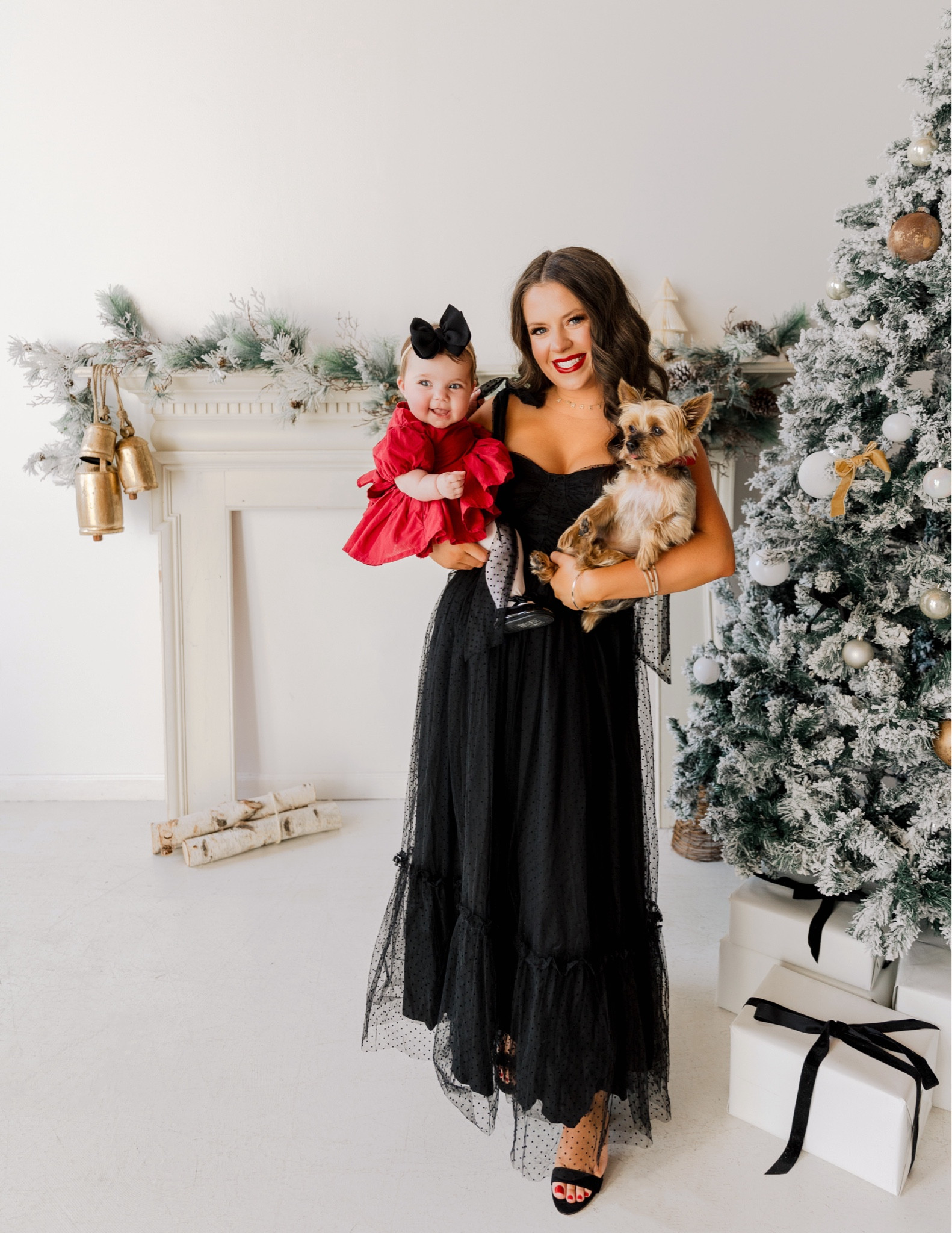 Merry Christmas from my babies & I 👧🏽❤️🐶 

Family Christmas photos, Christmas photos, Christmas photo outfits, family Christmas outfits, sequins, black dress, Christmas outfit, heels, Christmas outfit Inso, date night style, date night fashion, holiday style, holiday outfits, festive style, holiday fashion, family Christmas photo fashion, first Christmas, classy Christmas card photo, baby’s first Christmas, baby’s first Christmas outfit, baby girl style, baby girl outfit, Christmas stylee

#LTKHoliday #LTKbaby #LTKfamily