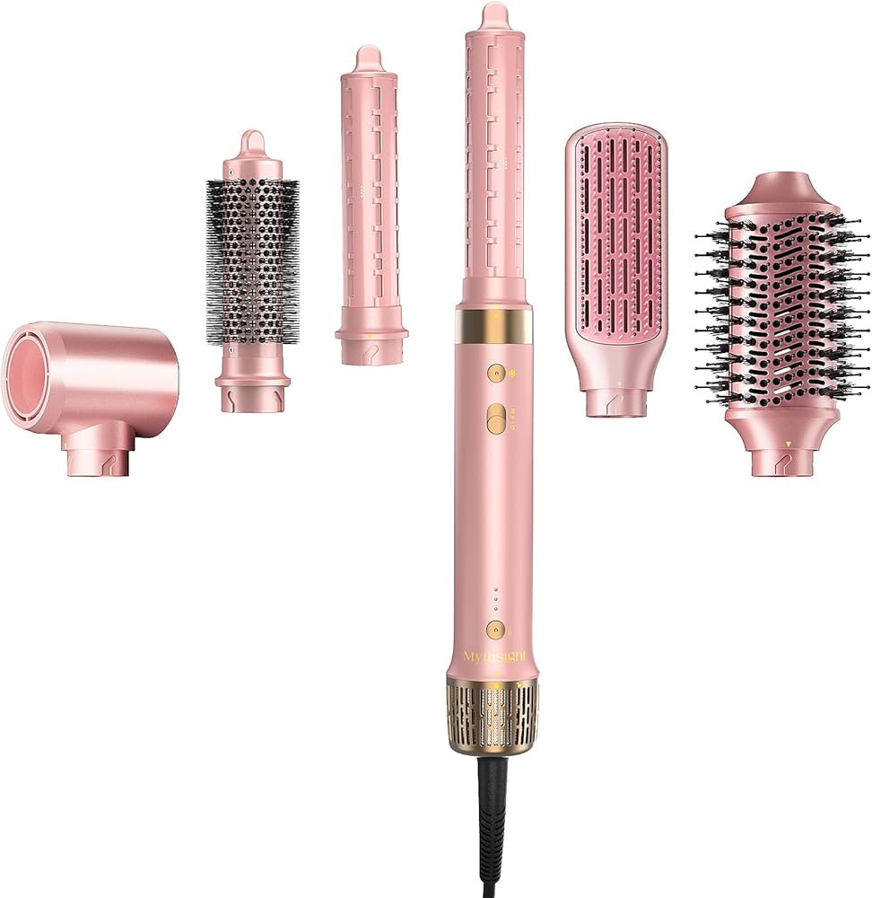 StyleVibe 6-in-1 Air Styler, Hair Dryer & Blow Dryer Brush with Auto-Wrap Curl L/R, Fast Drying, ... | Amazon (US)