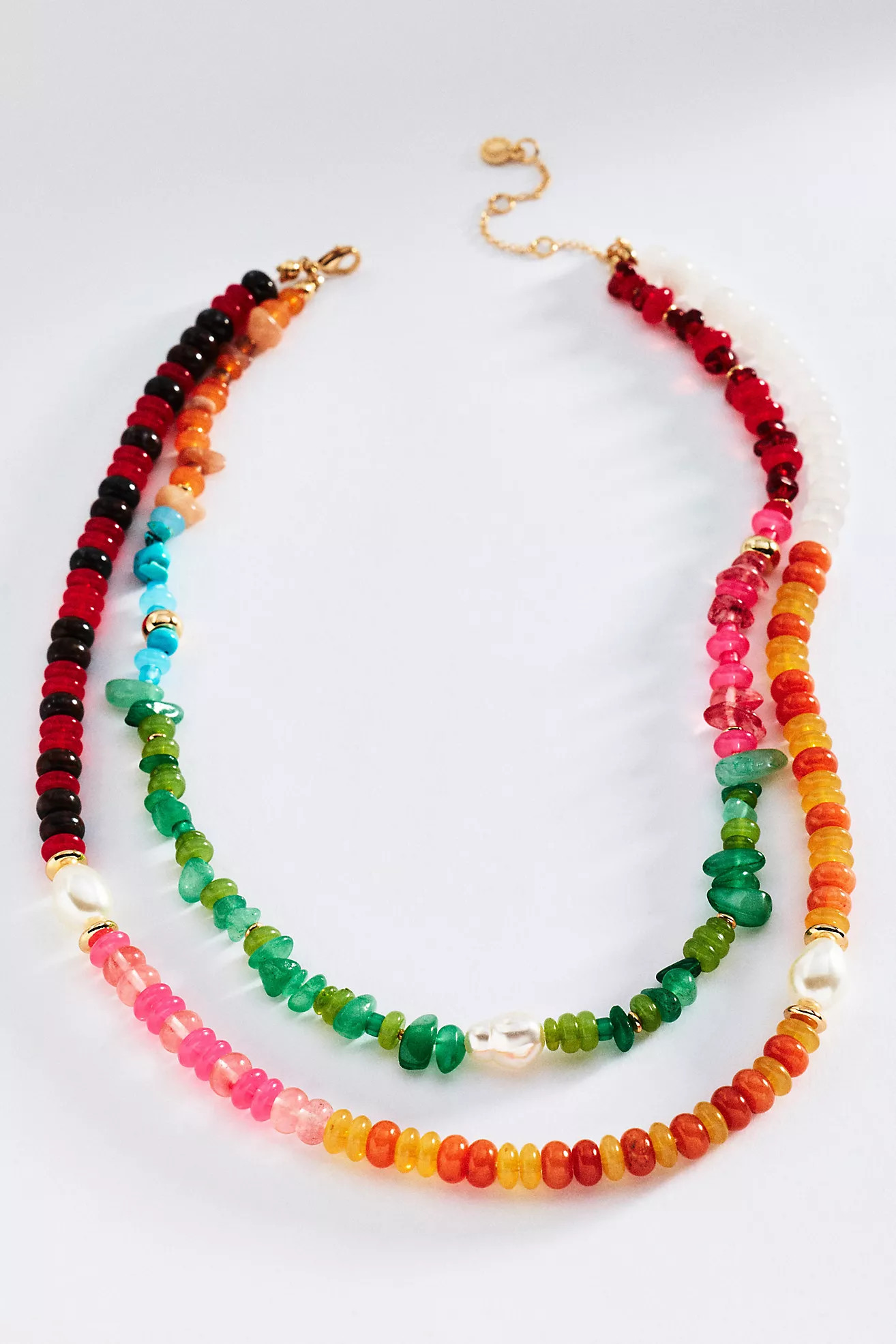BaubleBar Harper Semi-Precious Layered Necklace | Anthropologie (US)