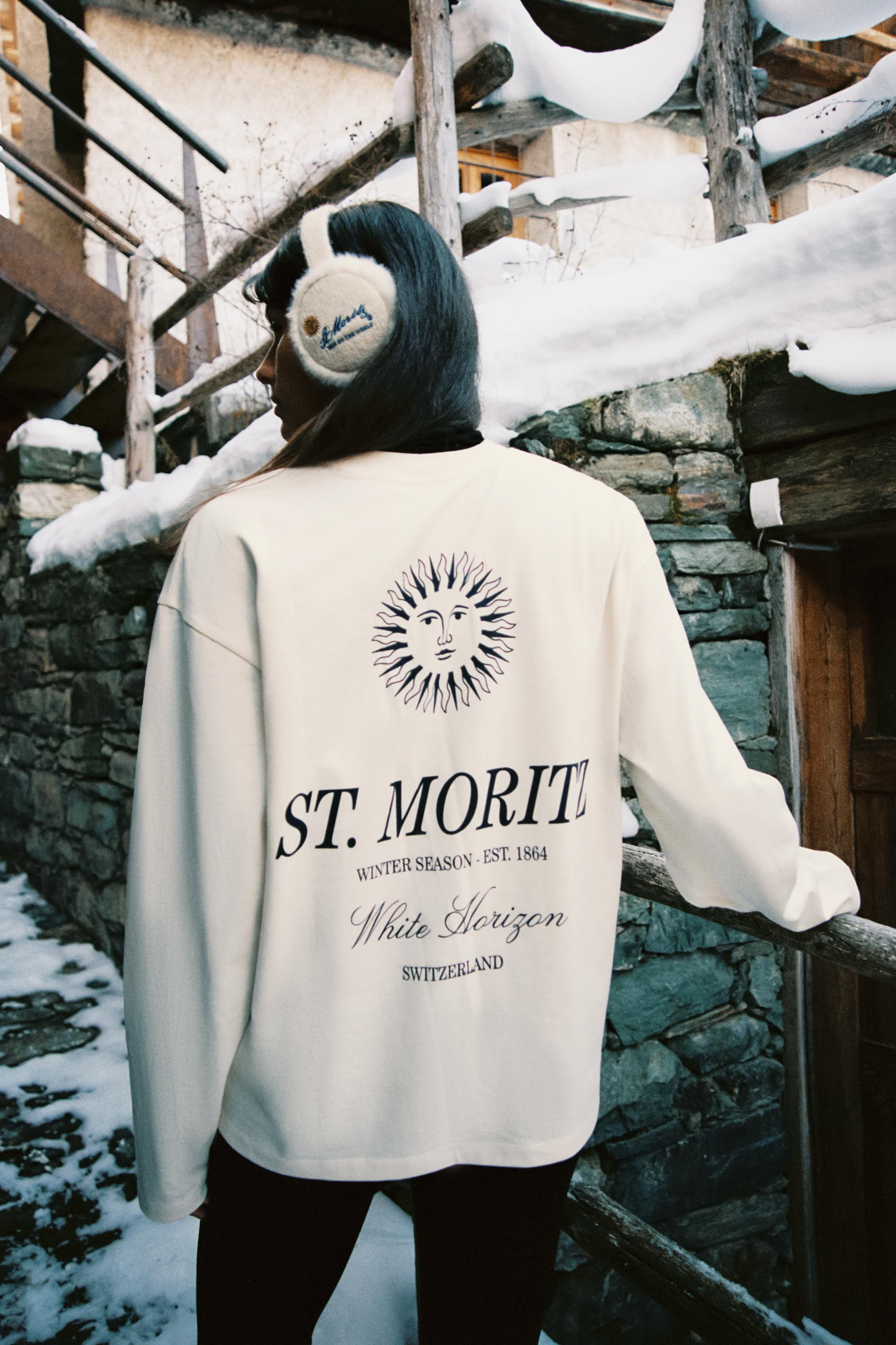 ST. MORITZ\u00ae LONG SLEEVE T-SHIRT | Zara US