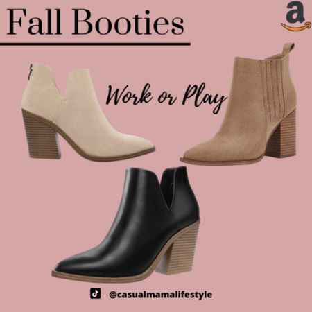 Fall booties, fall shoes, fall style, ankle booties, work wear, work style, everyday comfort, style, outfit ideas, outfit inspo, amazon , amazon finds 

#LTKfit #LTKstyletip #LTKunder50