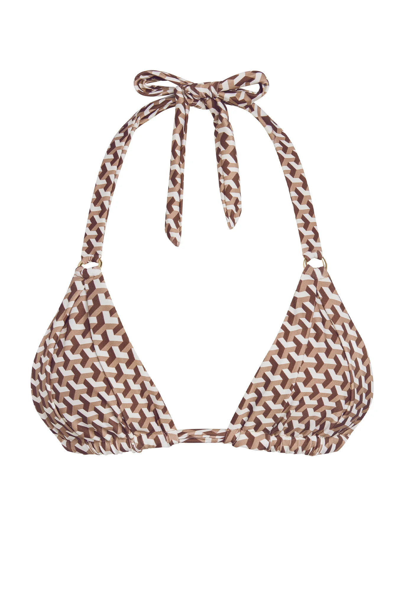 Morocco Top - Husk Geo | Monday Swimwear