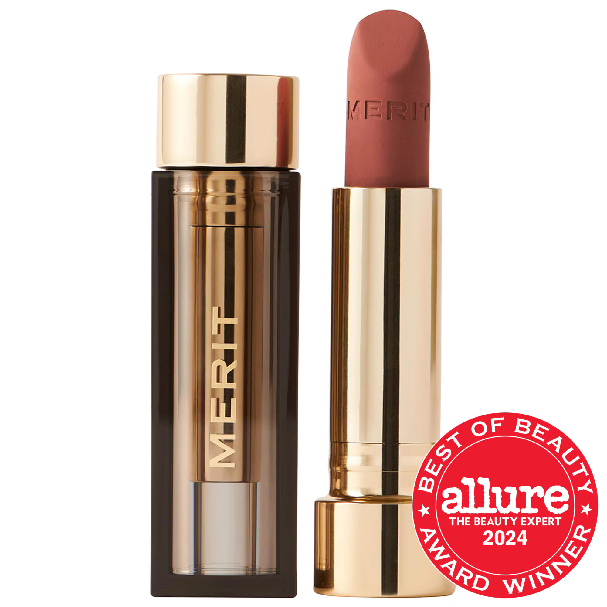 MERIT Signature Lip Lightweight Lipstick Antibes 0.10 oz | Sephora (US)