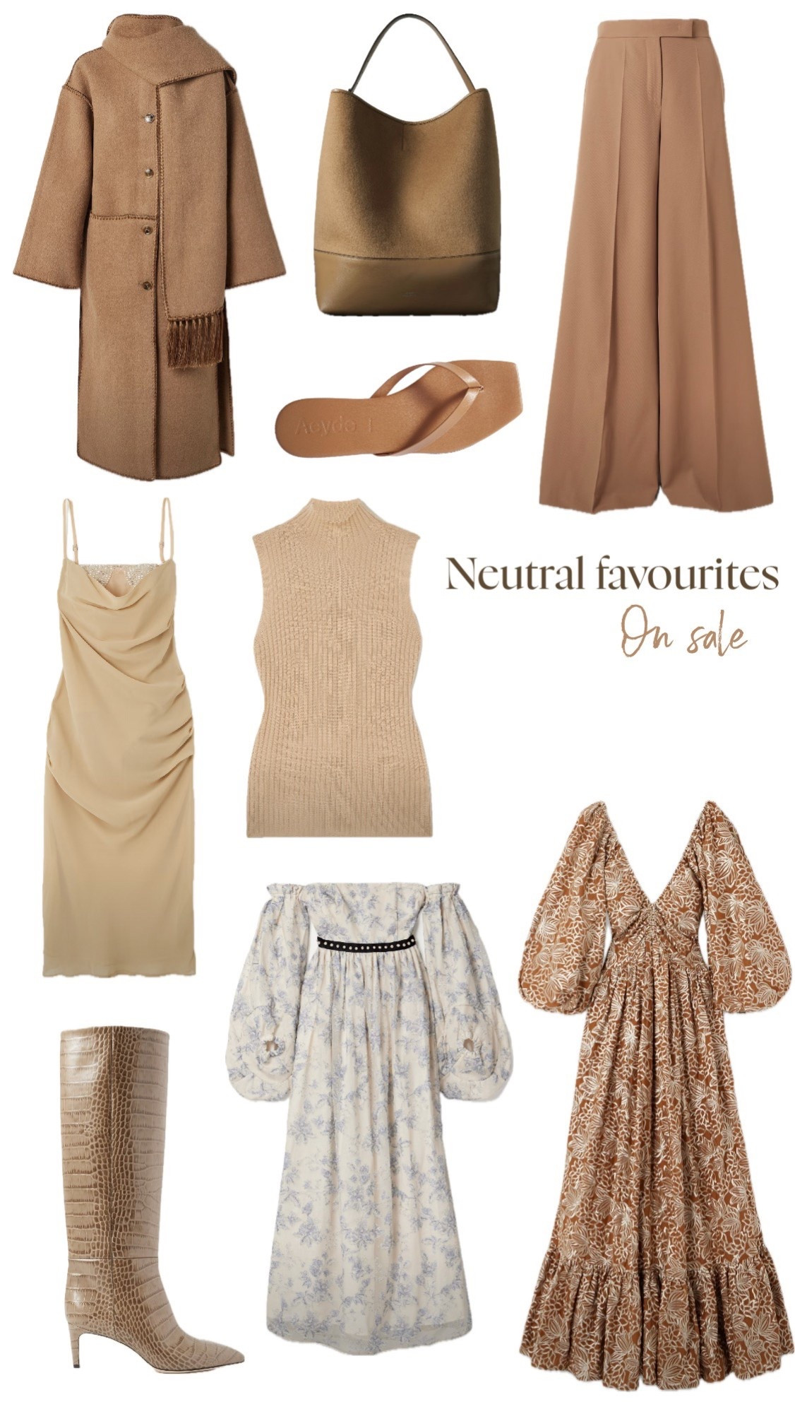 Neutral favourites on the Net-A-Porter sale 🤍 

#LTKStyleTip #LTKSaleAlert #LTKOver40