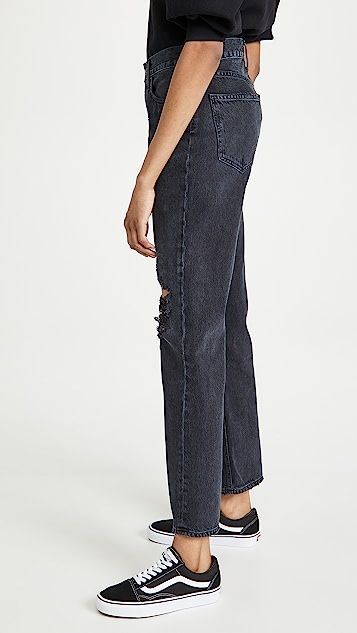 Lana Mid Rise Vintage Straight Jeans | Shopbop