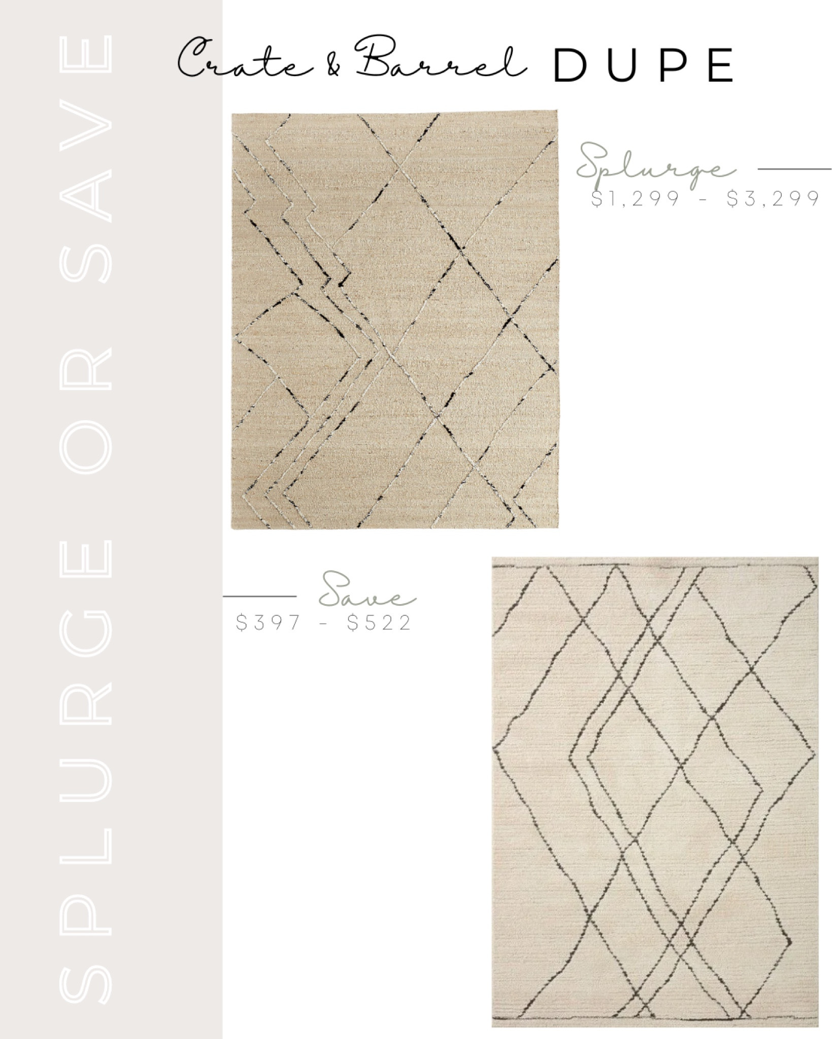 Crate & Barrel dupe | Vail Zig Zag Geometric Rug dupe | geometric pattern rug | patterned rug | wool rug | contemporary rug | large area rug | geometric area rug | Loloi Fabian Modern Classic Rug | Loloi rugs | living room area rug 

#LTKFind #LTKhome #LTKsalealert