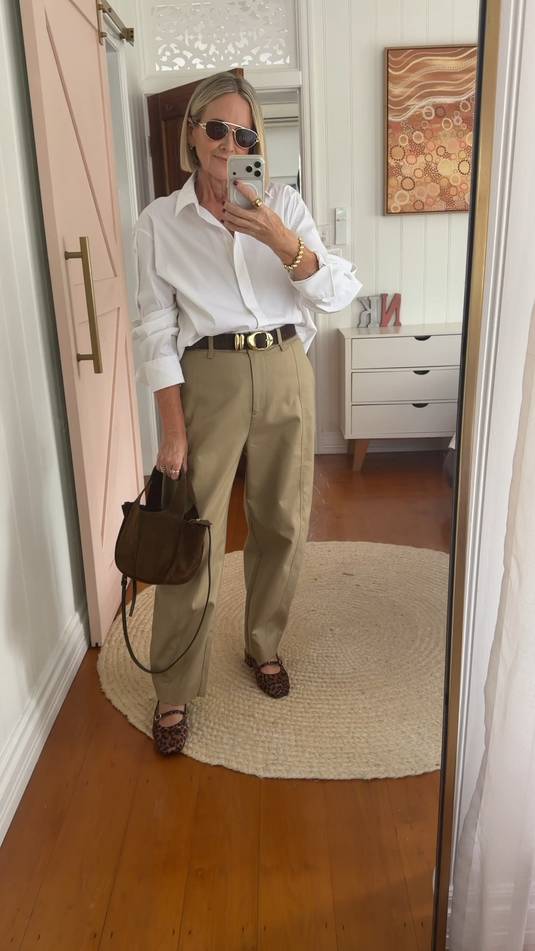 Shirt: IDA+S (wearing XL code NIKKI10)
Pants: OROTON (wearing size 12)
Bag: OROTON 
Shoes: FRANKIE4 Iris (code NIKKI20)
Sunnies: Le Specs (30% off from tomorrow or access today with code VIP30OFF)

#LTKaustralia #LTKmidsize #LTKover50style