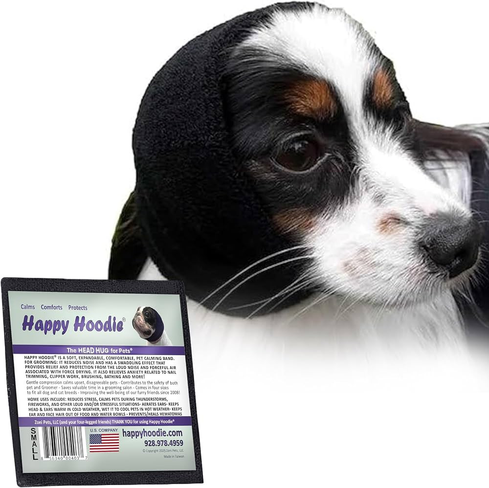 Happy Hoodie The Original Dog & Cat Calming Band - American Brand - Anxiety Relief/Noise Protecti... | Amazon (US)