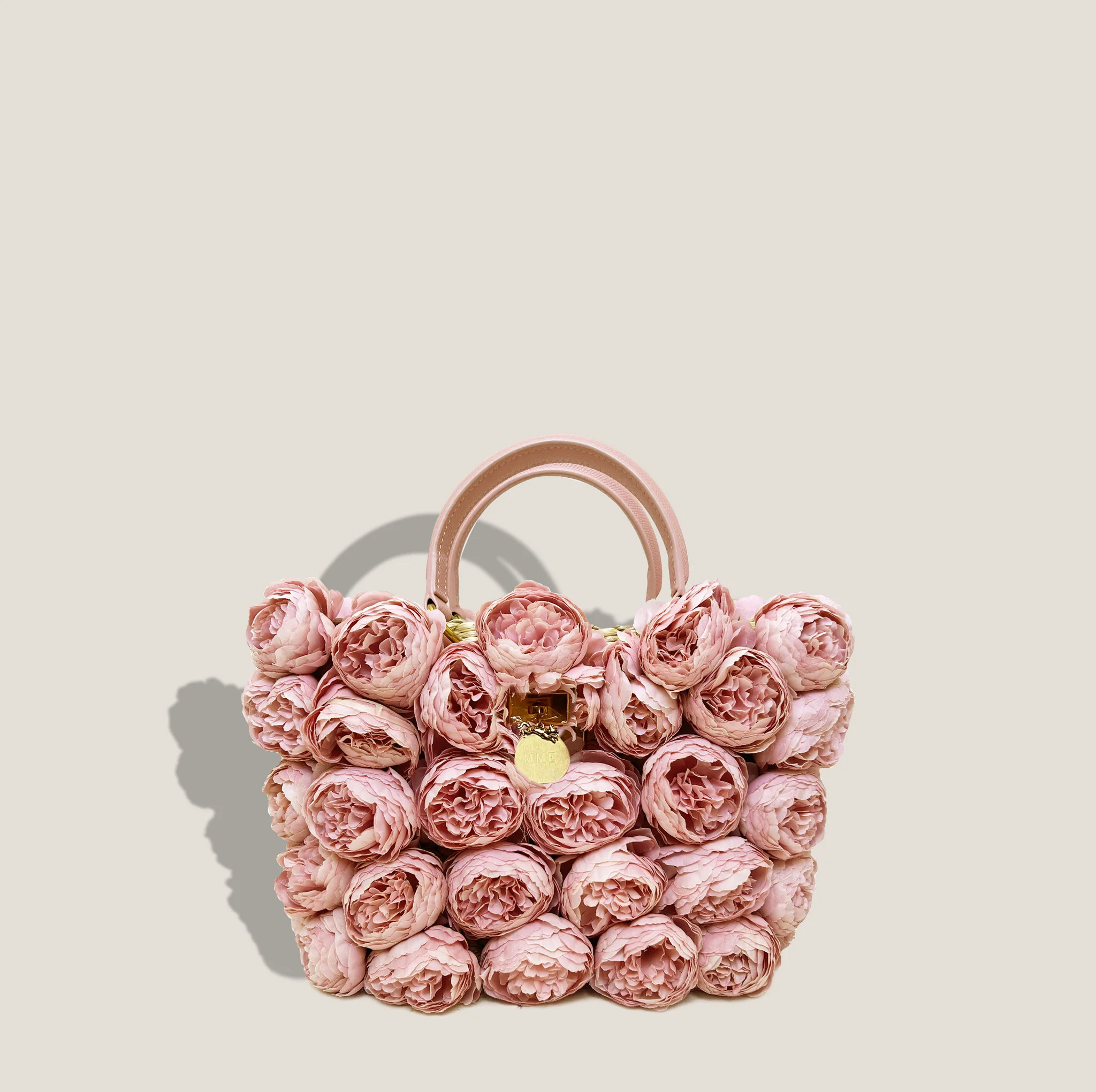 MME. BLOOM BOUQUET TOTE - Barely Pink | MME.MINK