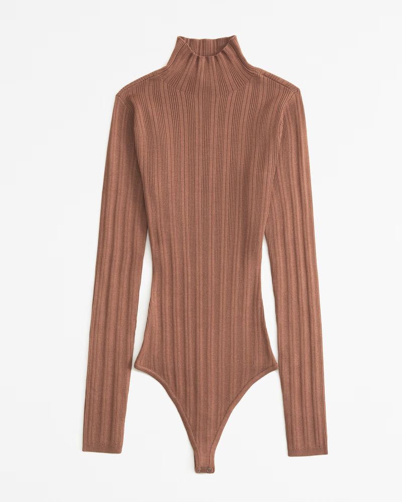 Women's Turtleneck Sweater Bodysuit | Women's Tops | Abercrombie.com | Abercrombie & Fitch (US)