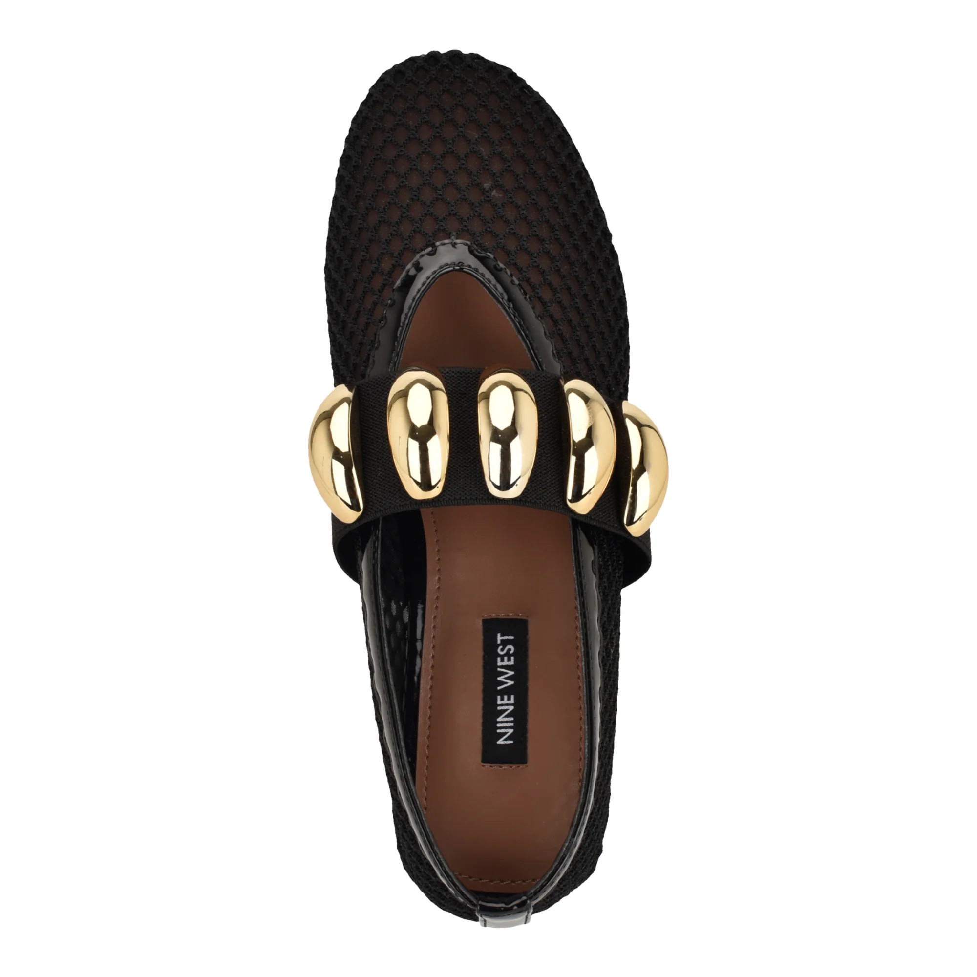 Women's Dorra Mesh Mary Jane Ballet Flats - Black Mesh | Nine West | Nine West (US)