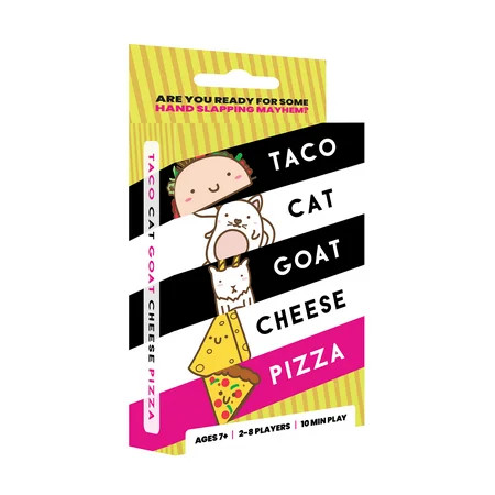 Dolphin Hat Games Taco Cat Goat Cheese Pizza – Fast-Paced Card Game for Kids, Teens & Adults | 2-8 Players | Ages 8+ | Walmart (US)