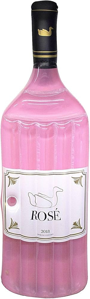 SWIMLINE ORIGINAL Rosé Classic Edition Inflatable Floating Lounger Pink | With Integrated Cuphol... | Amazon (US)