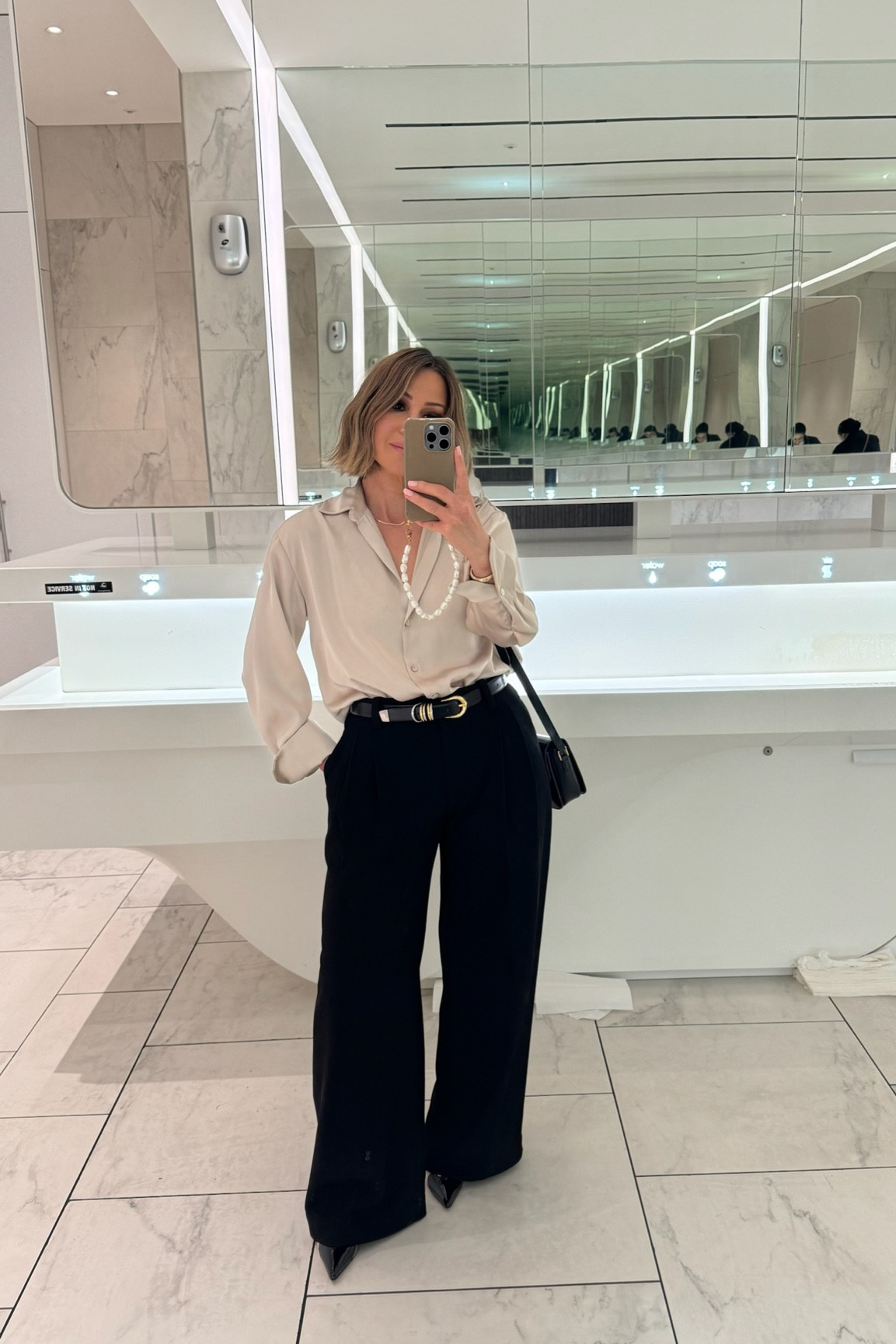 Bleeping my outfit simple for my book signing. 

Zara, & other stories, Alaia, Celine, Khaite, Massimo dutti, Reiss, silk shirt, satin shirt, beige satin top, wide leg trousers, black trousers, heeled mules, luxury fashion, work wear, smart casual, outfit ideas

#LTKsummer #LTKeurope #LTKstyletip
